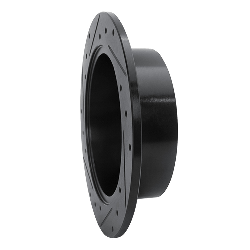 Toyota Venza Brake Rotor (1) - Rear Right - R1 Concepts - Drilled & Slotted - Black - `09-`15